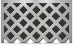 Glass Fiber Reinforced Concrete Window Grilles 3-side frame pacific register