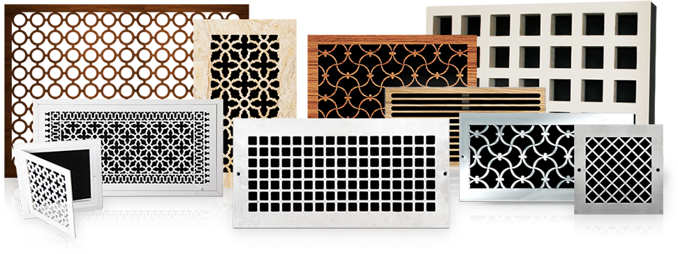 Decorative Register And Vent Covers Custom Vents - Decorative Wall Air Return Vent Covers Canada