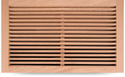wood register Flush Rim