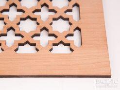 Laser Cut Mahogany 1/4” pacific register