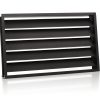 standard directional louver in black