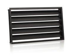 standard directional louver in black
